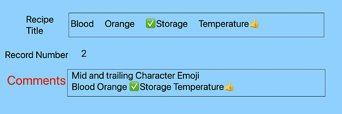 Mid and trailing Character Emoji EXPANDED
