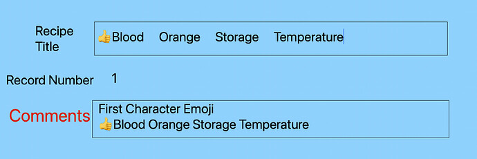 First Character Emoji EXPANDED