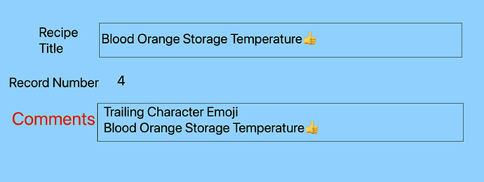 Trailing Character Emoji #4