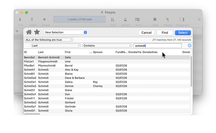 Inconsistent Search Letter Case requirements