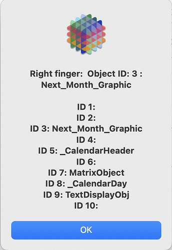 Clicking on Next Month Graphic