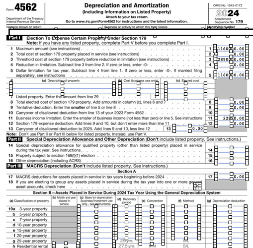 Form 4562